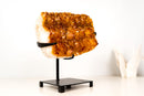 Golden Orange Citrine Cluster on Stand - E2D Crystals & Minerals