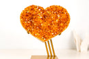 AAA - Quality Citrine Heart with Golden Orange Druzy - Large Raw Ethical Crystal (12.6 lb) - E2D Crystals & Minerals