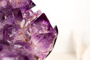 Brazilian Purple Amethyst Cluster with Yellow Calcite - E2D Crystals & Minerals