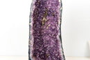 Tall Amethyst Cathedral Geode - Sculptural Formation with Purple Druzy (26 in) - E2D Crystals & Minerals