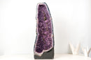 Tall Amethyst Cathedral Geode - Sculptural Formation with Purple Druzy (27 in / 58 Lb) - E2D Crystals & Minerals