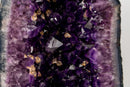 AAA Royal Purple Amethyst Cathedral Geode with Large Sparkling Druzy (90 Lb / 26 in) - E2D Crystals & Minerals