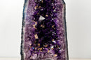 AAA Royal Purple Amethyst Cathedral Geode with Large Sparkling Druzy (90 Lb / 26 in) - E2D Crystals & Minerals