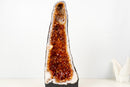 High - Grade Citrine Geode Cathedral with Deep Orange Druzy - Ethically Sourced (19 lb / 19 In) - E2D Crystals & Minerals