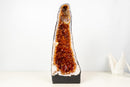 High - Grade Citrine Geode Cathedral with Deep Orange Druzy - Ethically Sourced (19 lb / 19 In) - E2D Crystals & Minerals