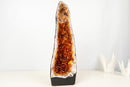 High - Grade Citrine Geode Cathedral with Deep Orange Druzy - Ethically Sourced (19.5 lb / 19 In) - E2D Crystals & Minerals