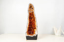 High - Grade Citrine Geode Cathedral with Deep Orange Druzy - Ethically Sourced (19.5 lb / 19 In) - E2D Crystals & Minerals