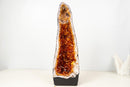 High - Grade Citrine Geode Cathedral with Deep Orange Druzy - Ethically Sourced (19.5 lb / 19 In) - E2D Crystals & Minerals