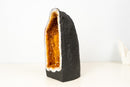 Citrine Geode Cave with Rare Natural Galaxy Druzy and Vibrant Golden - Orange Color (14 lb / 12 In) - E2D Crystals & Minerals