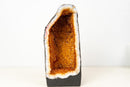 Citrine Geode Cave with Rare Natural Galaxy Druzy and Vibrant Golden - Orange Color (14 lb / 12 In) - E2D Crystals & Minerals
