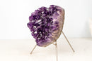 Large Amethyst Druzy Heart with High - Grade Deep Purple Natural Crystal (3.1 kg / 7 lb) - E2D Crystals & Minerals