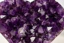 Large Amethyst Druzy Heart with High - Grade Deep Purple Natural Crystal (3.1 kg / 7 lb) - E2D Crystals & Minerals