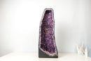 Tall Amethyst Cathedral Geode - Sculptural Formation with Purple Druzy (26 in) - E2D Crystals & Minerals