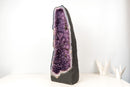 Tall Amethyst Cathedral Geode - Sculptural Formation with Purple Druzy (27 in / 58 Lb) - E2D Crystals & Minerals