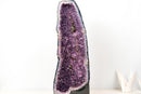 Tall Amethyst Cathedral Geode - Sculptural Formation with Purple Druzy (27 in / 58 Lb) - E2D Crystals & Minerals