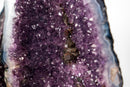 Pair of Tall Amethyst Cathedral Geodes - Sculptural Formation with Purple Druzy (27 in / 58 Lb) - E2D Crystals & Minerals
