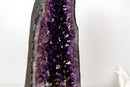 AAA Royal Purple Amethyst Cathedral Geode with Large Sparkling Druzy (90 Lb / 26 in) - E2D Crystals & Minerals