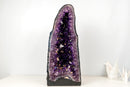 AAA Royal Purple Amethyst Cathedral Geode with Large Sparkling Druzy (90 Lb / 26 in) - E2D Crystals & Minerals