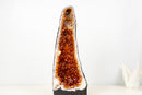High - Grade Citrine Geode Cathedral with Deep Orange Druzy - Ethically Sourced (19 lb / 19 In) - E2D Crystals & Minerals