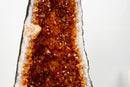 High - Grade Citrine Geode Cathedral with Deep Orange Druzy - Ethically Sourced (19 lb / 19 In) - E2D Crystals & Minerals