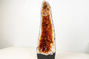 High - Grade Citrine Geode Cathedral with Deep Orange Druzy - Ethically Sourced (19.5 lb / 19 In) - E2D Crystals & Minerals