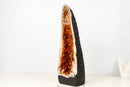 High - Grade Citrine Geode Cathedral with Deep Orange Druzy - Ethically Sourced (19.5 lb / 19 In) - E2D Crystals & Minerals