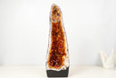High - Grade Citrine Geode Cathedral with Deep Orange Druzy - Ethically Sourced (19.5 lb / 19 In) - E2D Crystals & Minerals
