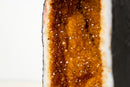 Citrine Geode Cave with Rare Natural Galaxy Druzy and Vibrant Golden - Orange Color (14 lb / 12 In) - E2D Crystals & Minerals