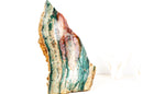 Brazilian Multicolor Polychrome Jasper Slab – Natural Green, Red & Cream Abstract Decor Sculpture, Large - E2D Crystals & Minerals