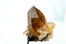 Collector Natural Cognac Citrine Quartz Crystal - Mica & Feldspar Inclusions, Record Keeper (1.6 lb, 7 in) - E2D Crystals & Minerals