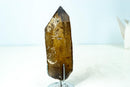 Natural Deep Honey - Gold Citrine Quartz Crystal with Feldspar Inclusions - Untreated Brazilian Specimen (3.1 lb) - E2D Crystals & Minerals