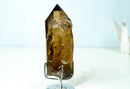 Natural Deep Honey - Gold Citrine Quartz Crystal with Feldspar Inclusions - Untreated Brazilian Specimen (3.1 lb) - E2D Crystals & Minerals
