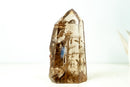 High - Grade Landscape Quartz Generator Point with Natural Matrix - Brazilian Scenic Quartz Tower, 4.8 Lb. 8 In. - E2D Crystals & Minerals