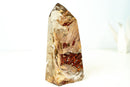 High - Grade Landscape Quartz Generator Point with Natural Matrix - Brazilian Scenic Quartz Tower, 4.8 Lb. 8 In. - E2D Crystals & Minerals