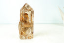 Landscape Quartz Generator Point with Natural Matrix - Brazilian Scenic Lodolite Quartz Tower, 2.2 Lb. 7 In. - E2D Crystals & Minerals