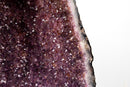 Amethyst Cathedral Geode (43 lb) – Sparkly Purple Druzy with Golden Goethite (AKA Cacoxenite) Inclusions - E2D Crystals & Minerals