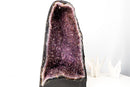 Amethyst Cathedral Geode (43 lb) – Sparkly Purple Druzy with Golden Goethite (AKA Cacoxenite) Inclusions - E2D Crystals & Minerals
