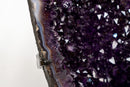 Superb Amethyst Butterfly Wings (3 Ft / 104lb) – Deep Purple Druzy with Calcite, Statement Pair - E2D Crystals & Minerals