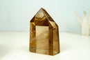 Natural Honey Citrine Quartz Tower - Water - Clear, Unheated - E2D Crystals & Minerals