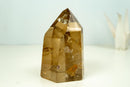 Natural Honey Citrine Quartz Tower - Water - Clear, Unheated - E2D Crystals & Minerals