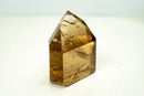 Genuine Unheated Natural Citrine Obelisk – Champagne to Honey Gold Color (511g, 1.1 lb) - E2D Crystals & Minerals