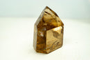 Genuine Unheated Natural Citrine Obelisk – Champagne to Honey Gold Color (511g, 1.1 lb) - E2D Crystals & Minerals
