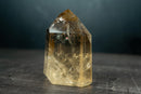Genuine Brazilian Champagne - Gold Citrine Quartz Point - Natural, Unheated Citrine Generator (715g / 1.6 lb) - E2D Crystals & Minerals