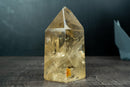 Rare Large Golden Honey Citrine Obelisk Tower with Yellow Hematite Inclusion – Genuine Citrine Crystal from Brazil - (2.8 Kg / 6.2 lb) - E2D Crystals & Minerals