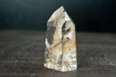 Epic Water - Clear Quartz with Rare White Landscape Lodolite Inclusions - Natural Sculpture (0.8 kg / 1.8 lb) - E2D Crystals & Minerals