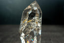 AAA Water - Clear Lemurian Quartz Obelisk Point with Orange Hematite - E2D Crystals & Minerals