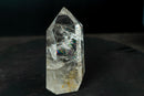 Lemurian Quartz Obelisk Point with Orange Hematite - Diamantina, Brazil (6 in Tall) - E2D Crystals & Minerals