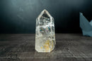 Lemurian Quartz Obelisk Point with Orange Hematite - Diamantina, Brazil (6 in Tall) - E2D Crystals & Minerals