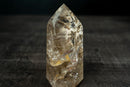 Rare Clear Quartz with Landscape Lodolite Inclusions - Natural Artwork in Crystal (621g / 1.4 lb) - E2D Crystals & Minerals