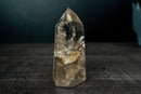 Rare Clear Quartz with Landscape Lodolite Inclusions - Natural Artwork in Crystal (621g / 1.4 lb) - E2D Crystals & Minerals